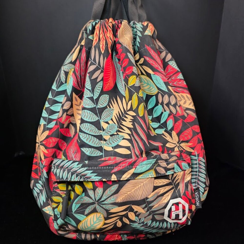 Horsky Leaf Lightweight Drawstring Backpack Yoga School Bag